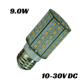 LED žarnica CORN 90, E27, 10-30V DC, 9W, HB