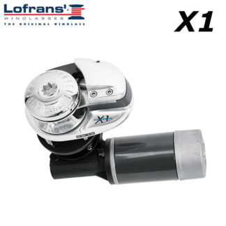 Sidrni vitel Lofrans X1 - 500W, 6 mm, alu