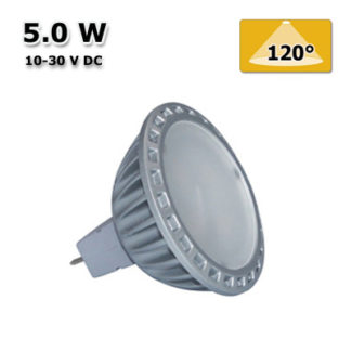 LED žarnica MR16, 5W, 10-30V DC, HB