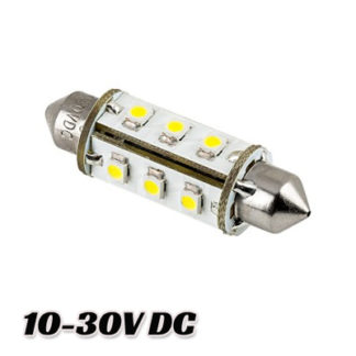 LED žarnica festoon 42mm, 12x SMD3528, TB