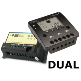 DUAL solarni regulatorji
