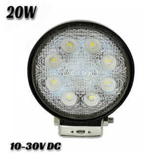 Led delovni reflektor 20W, 10-30V DC, HB