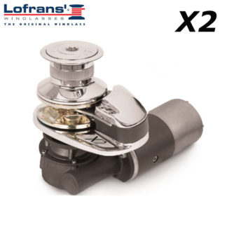 Sidrni vitel Lofrans X2D, 1000W, 8 mm, alu