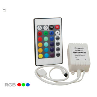 Kontroler za RGB trakove z IR upravljalcem