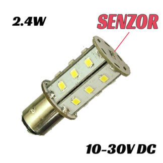 LED žarnica BA15d, 2.4W, TB, SENZOR
