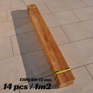Teak deske 1200/60/12 mm, 1M2
