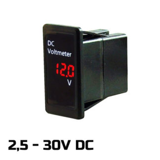 Digitalni voltmeter 12V / 24V, compact