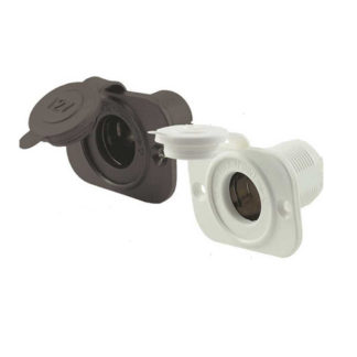 Vgradna vtičnica 12V - črna