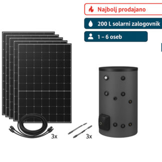 KIT komplet 200 litrov bojler